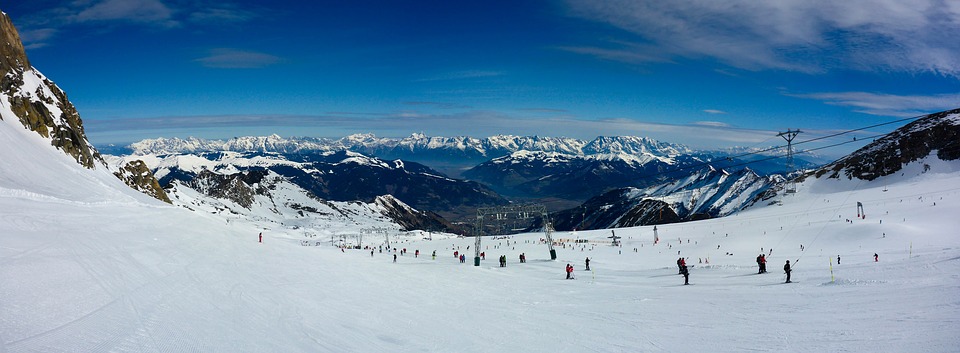 lyžování v Alpách